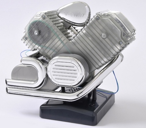Completed Haynes V-Twin Motorcycle Engine Model